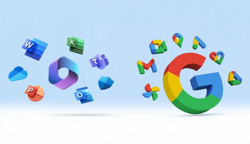 Microsoft 365 and Google Workspace